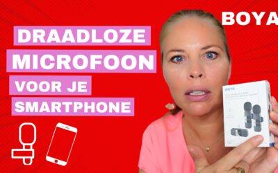 Een betaalbare en goede draadloze microfoon voor je smartphone