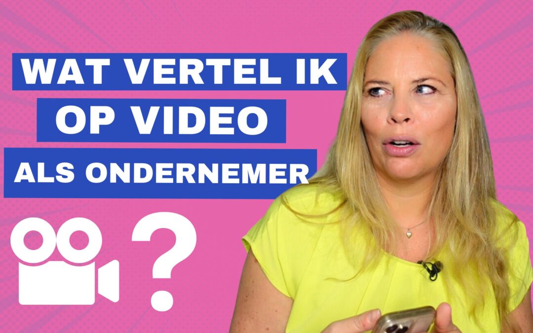 Wat vertel je op video om meer klanten aan te trekken?