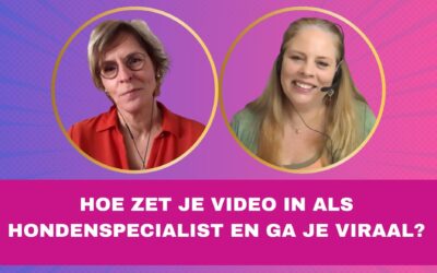 Van 400 views naar viraal met 86.000 kijkers voor honden specialist Lilian